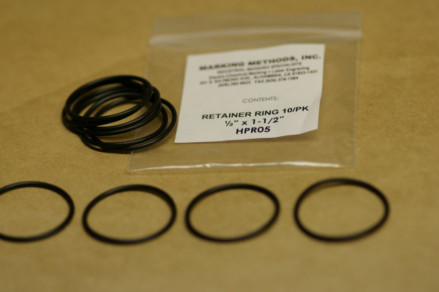 Retainer Rings for Handpad 1/2" x 1-1/2"